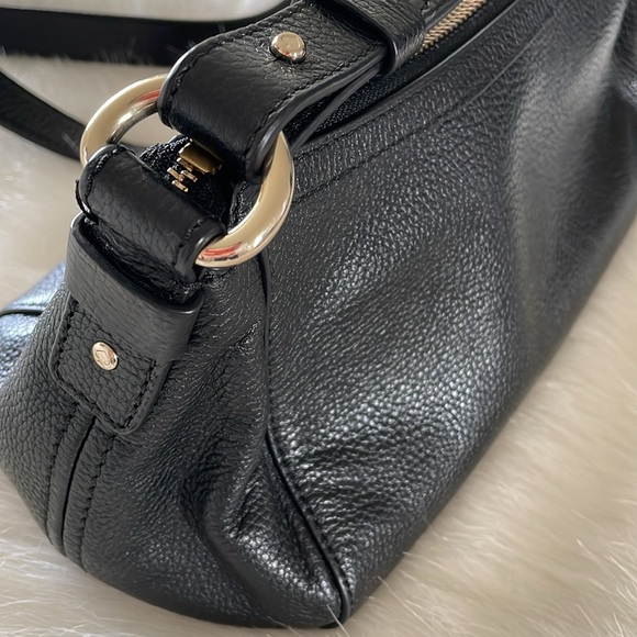 kate spade black leather crossbody - Picture 11 of 13
